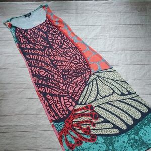 Lbisse Colorful Sleeveleas Sundress Midi/Maxi Length